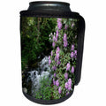 3dRose TDSwhite – Summer Seasonal Nature Photos - Flowers Pretty Purple Rhododendron - Can Cooler Bottle Wrap (cc_284533)