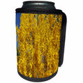 3dRose TDSwhite – Summer Seasonal Nature Photos - Forsythia Bush Up Close - Can Cooler Bottle Wrap (cc_284546)