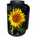 3dRose TDSwhite – Summer Seasonal Nature Photos - Floral Yellow Sunflower - Can Cooler Bottle Wrap (cc_284577)