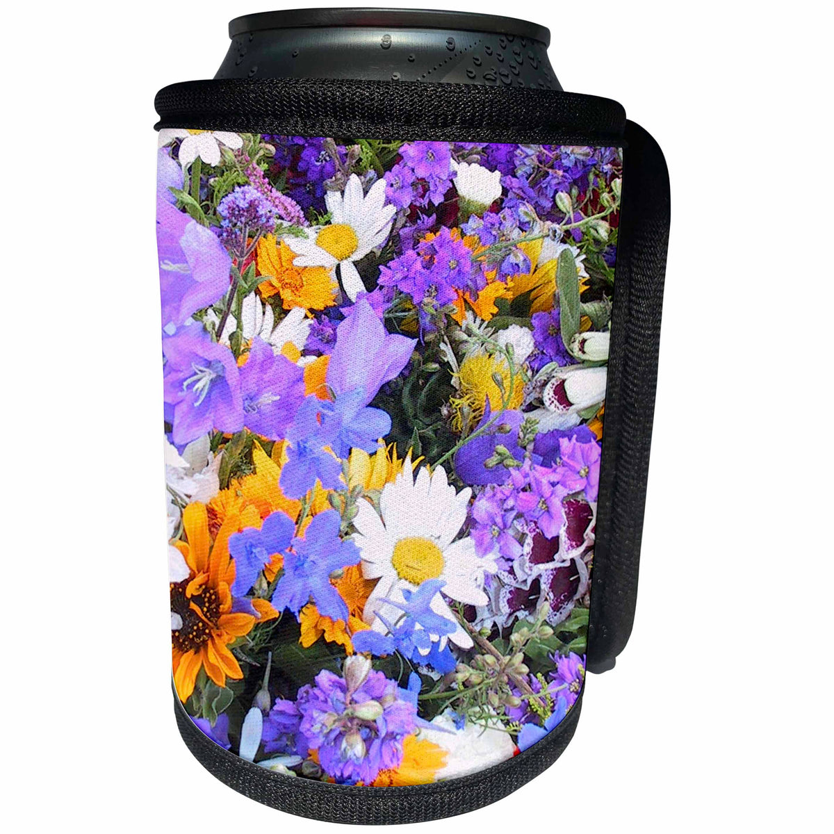 3dRose TDSwhite – Summer Seasonal Nature Photos - Floral Pretty Colors - Can Cooler Bottle Wrap (cc_284595)
