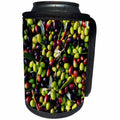 3dRose Taiche - Acrylic Painting - Olives - Organic Olives - Can Cooler Bottle Wrap (cc_284662)