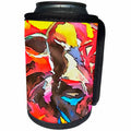 3dRose Taiche - Acrylic Painting - Cow - Awkward Cow - Can Cooler Bottle Wrap (cc_284665)