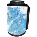 3dRose Taiche - Watercolor Painting - Seagulls - The Chasers – Seagulls In Flight - Can Cooler Bottle Wrap (cc_284669)