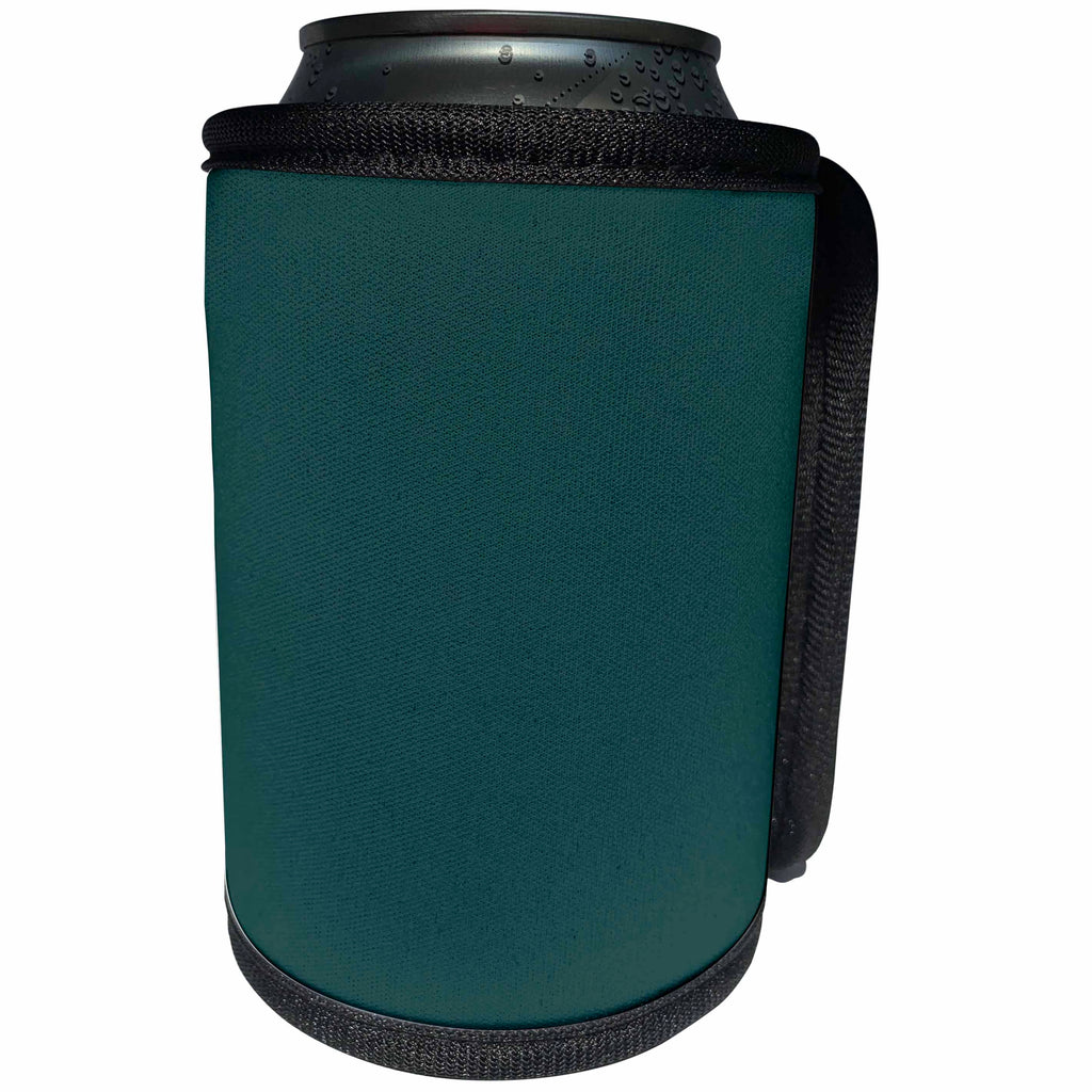 3dRose Kultjers Colors - Color dark slate grey - Can Cooler Bottle Wrap (cc_284734)