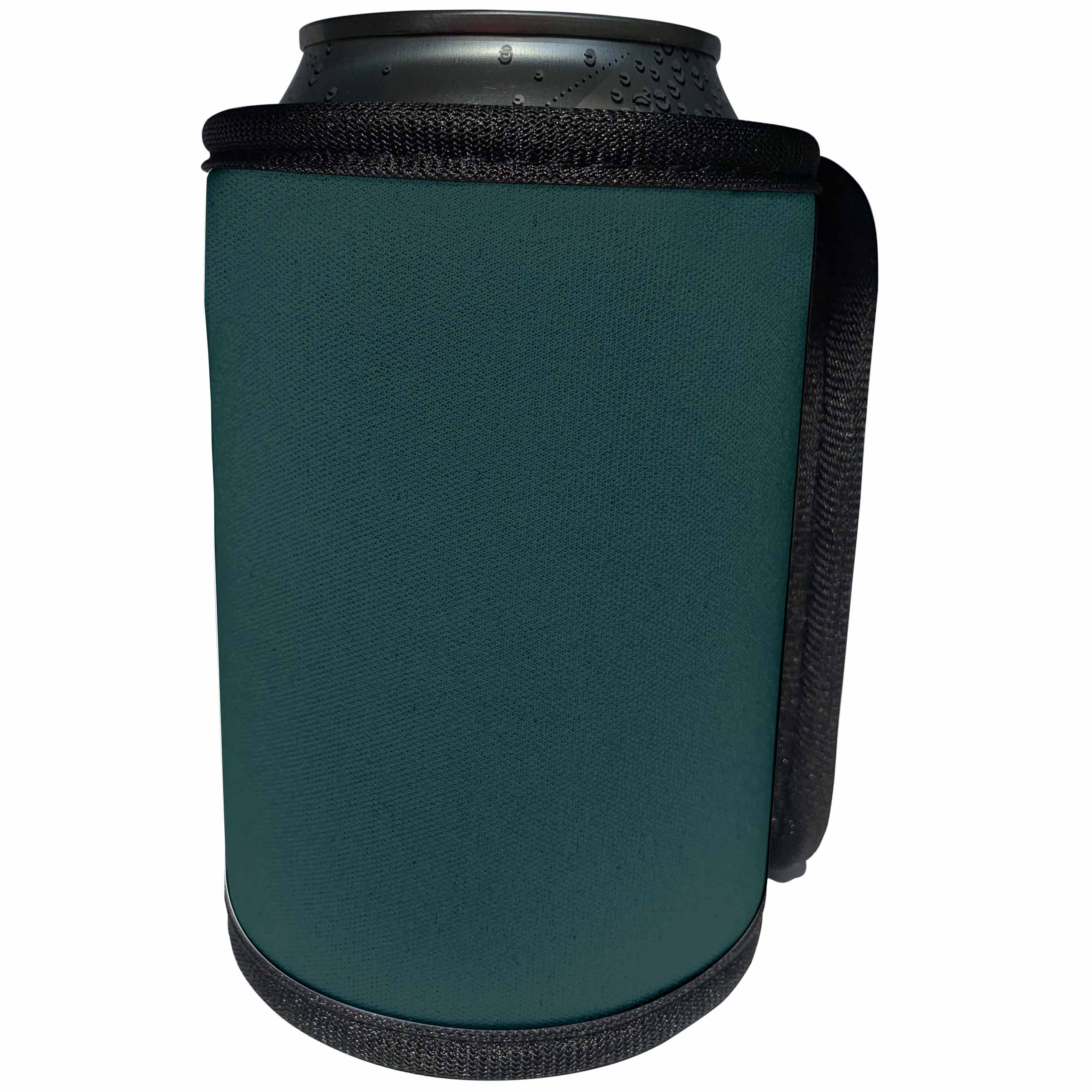 3dRose Kultjers Colors - Color dark slate grey - Can Cooler Bottle Wrap (cc_284734)