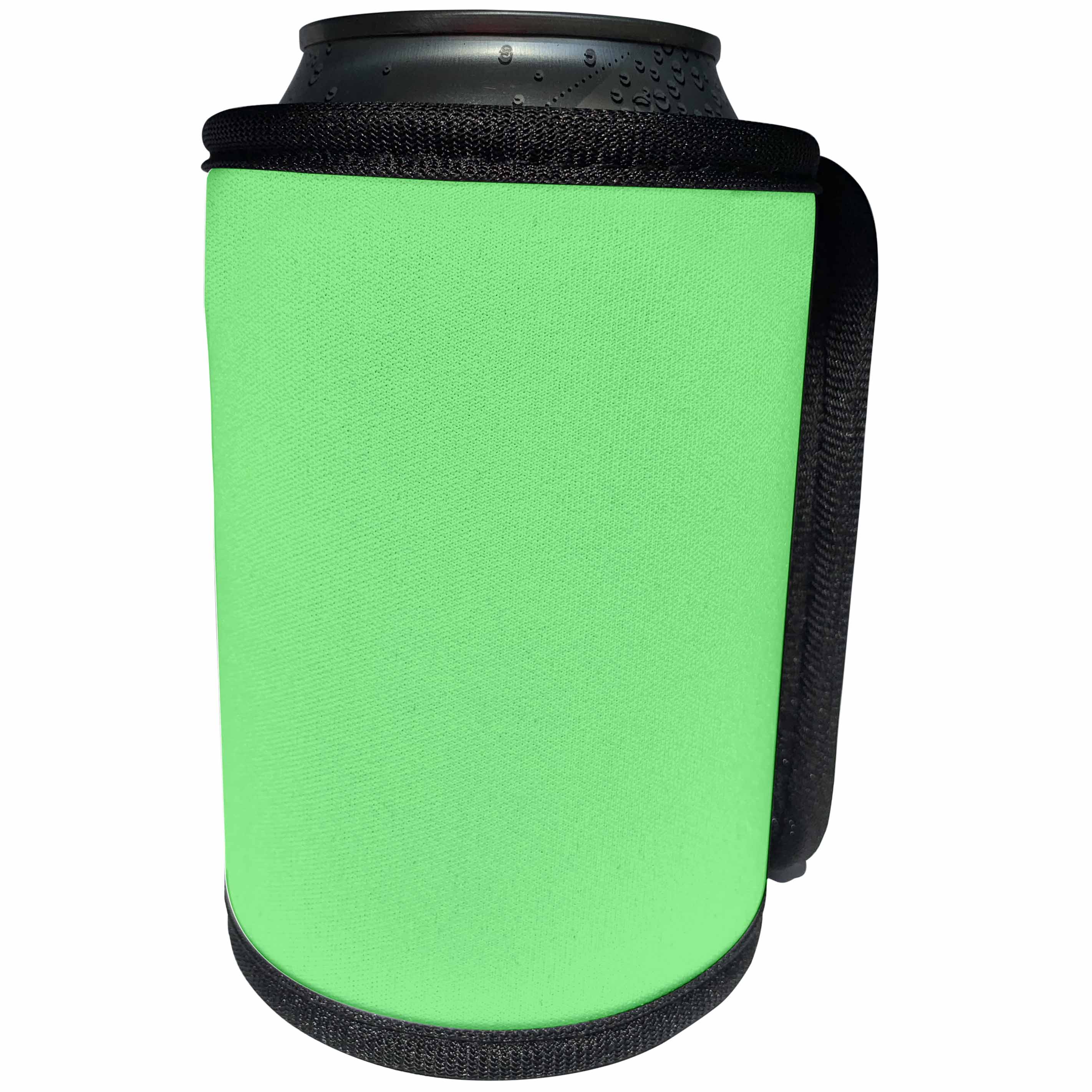 3dRose Kultjers Colors - Color light green - Can Cooler Bottle Wrap (cc_284735)