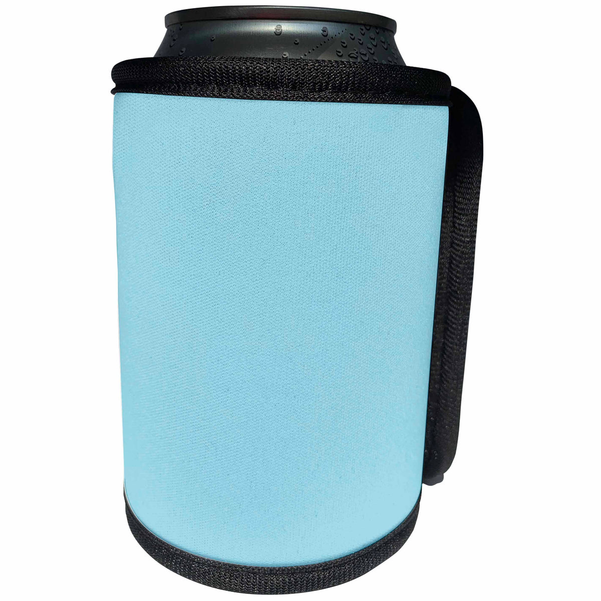 3dRose Kultjers Colors - Color light blue - Can Cooler Bottle Wrap (cc_284744)