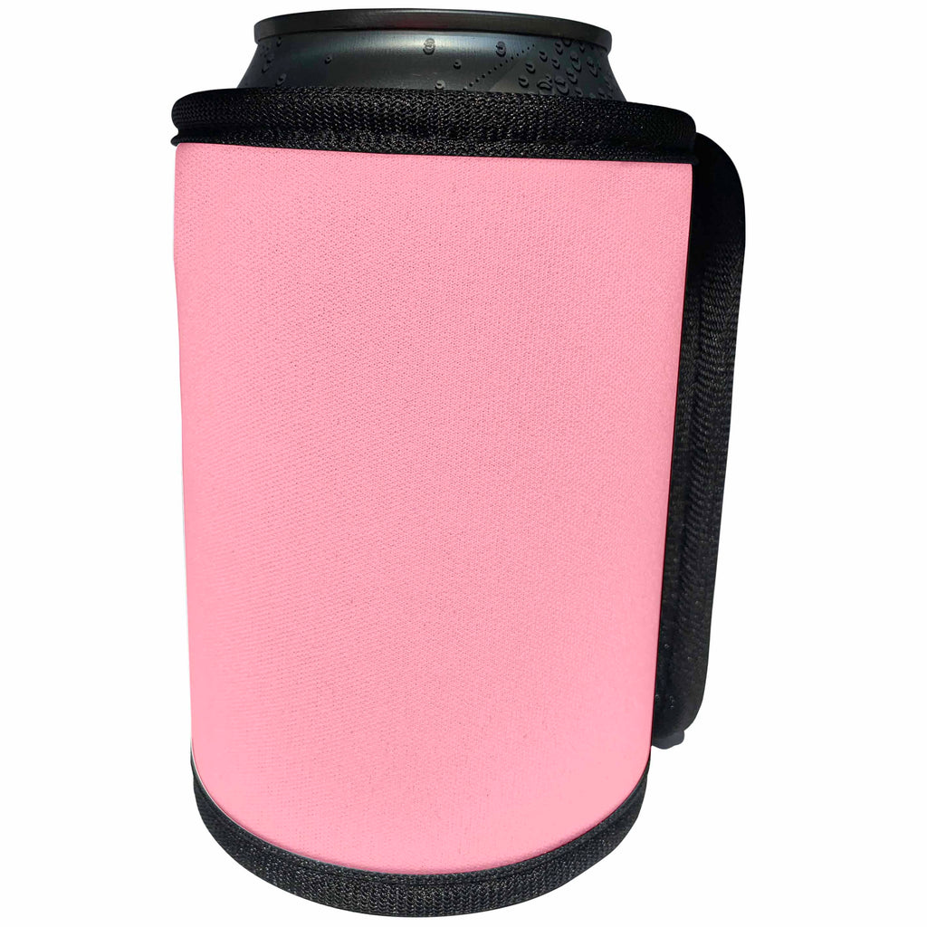 3dRose Kultjers Colors - Color light pink - Can Cooler Bottle Wrap (cc_284774)