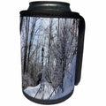 3dRose TDSwhite – Winter Seasonal Nature Photos - Winter Ice Storm Branches Ice Coated - Can Cooler Bottle Wrap (cc_285008)