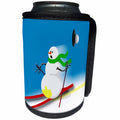 3dRose TDSwhite – Christmas Holidays Xmas - Funny Snowman Joke Silly Humor - Can Cooler Bottle Wrap (cc_285069)