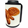 3dRose TDSwhite – Farm and Food - Food Sourdough Breads - Can Cooler Bottle Wrap (cc_285172)