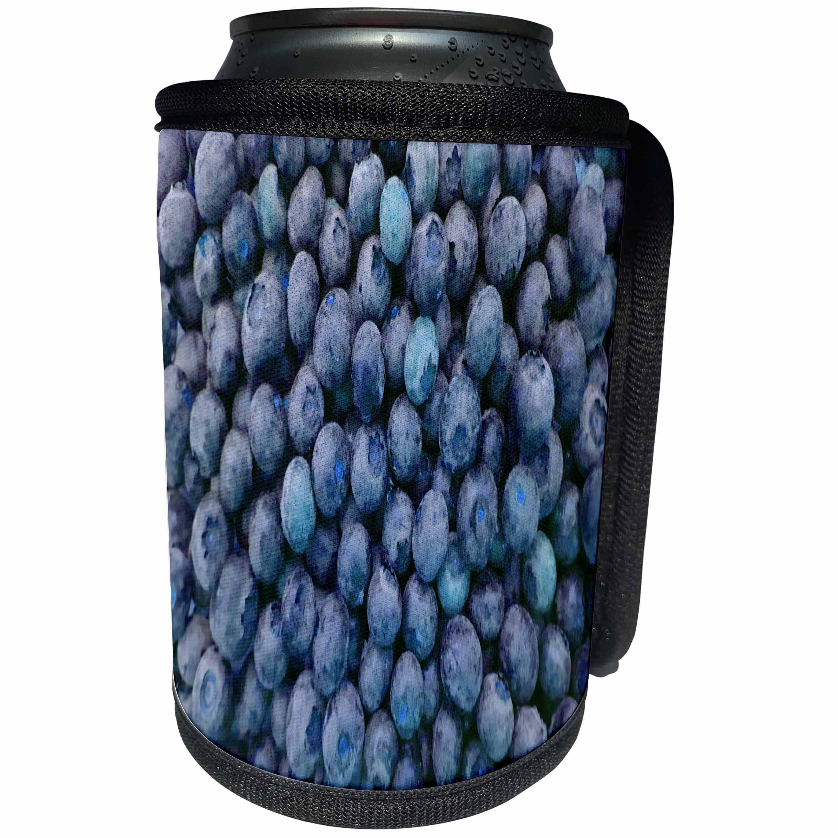3dRose TDSwhite – Farm and Food - Juicy Blueberries - Can Cooler Bottle Wrap (cc_285176)