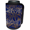 3dRose TDSwhite – Patterns Designs - Sun Astronomy - Can Cooler Bottle Wrap (cc_285211)