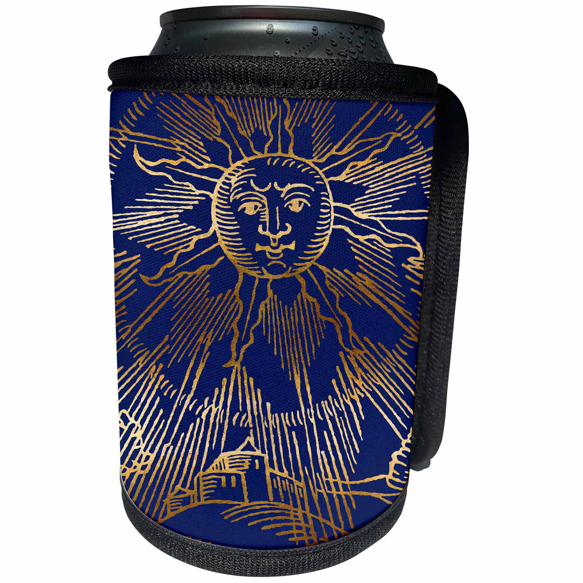 3dRose TDSwhite – Patterns Designs - Sun Astronomy - Can Cooler Bottle Wrap (cc_285211)