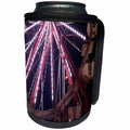 3dRose TDSwhite – Miscellaneous Photography - Ferris Wheel Carnival Amusement Park Night Lights - Can Cooler Bottle Wrap (cc_285282)