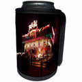 3dRose TDSwhite – Miscellaneous Photography - Amusement Park Carnival Ride Lights Night - Can Cooler Bottle Wrap (cc_285283)