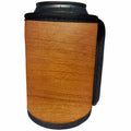 3dRose TDSwhite – Miscellaneous Photography - Cherry Wood Photo - Can Cooler Bottle Wrap (cc_285298)