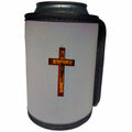 3dRose TDSwhite – Miscellaneous Photography - Christian Prayer Bible Study Crucifix Cross - Can Cooler Bottle Wrap (cc_285325)