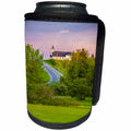 3dRose TDSwhite – Miscellaneous Photography - Prayer Bible Church On Hill - Can Cooler Bottle Wrap (cc_285326)