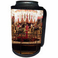 3dRose TDSwhite – Miscellaneous Photography - Bright Lights Carousel Merry Go Round Hobby Horses - Can Cooler Bottle Wrap (cc_285328)