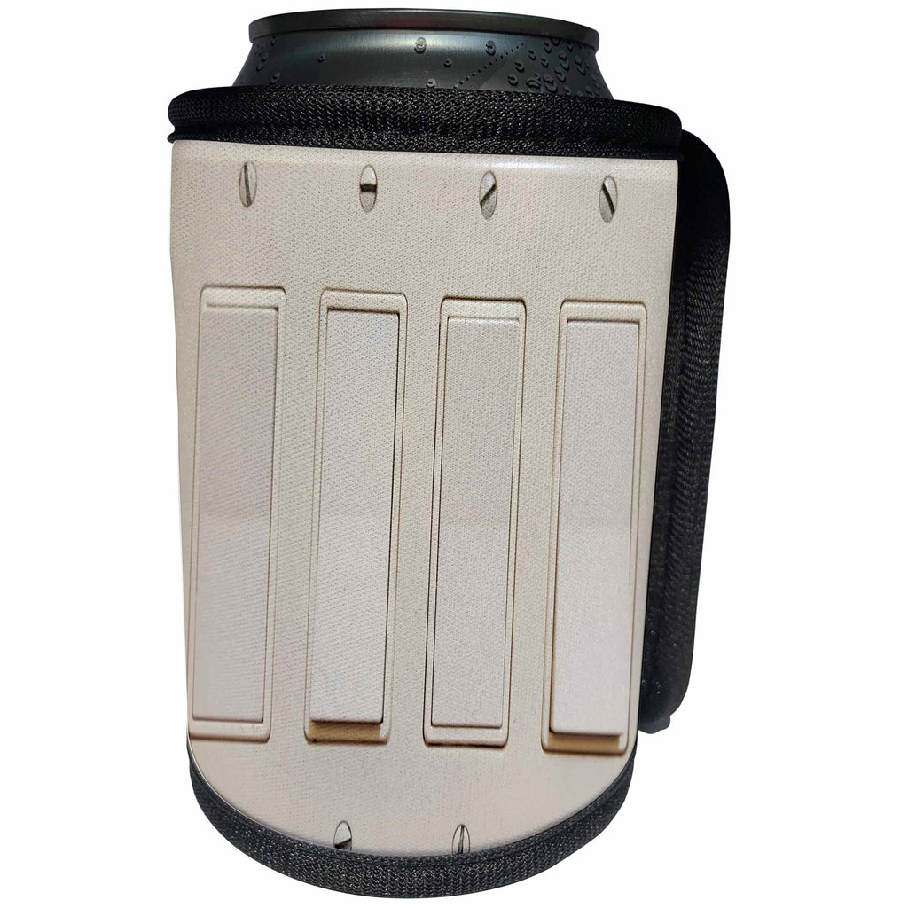 3dRose TDSwhite – Miscellaneous Photography - Funny Light Switches - Can Cooler Bottle Wrap (cc_285353)