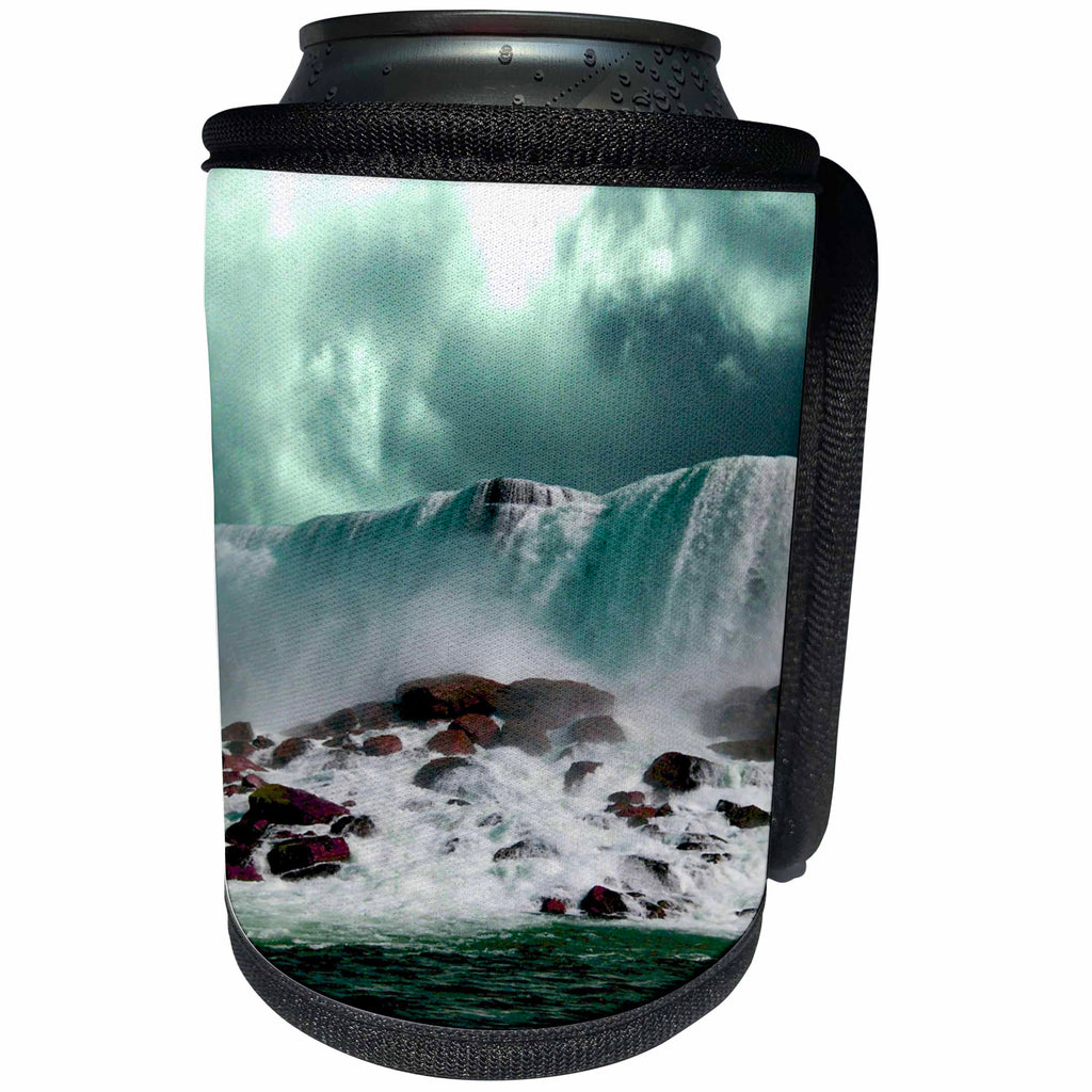 3dRose TDSwhite – Miscellaneous Photography - Travel Niagara Falls New York - Can Cooler Bottle Wrap (cc_285366)