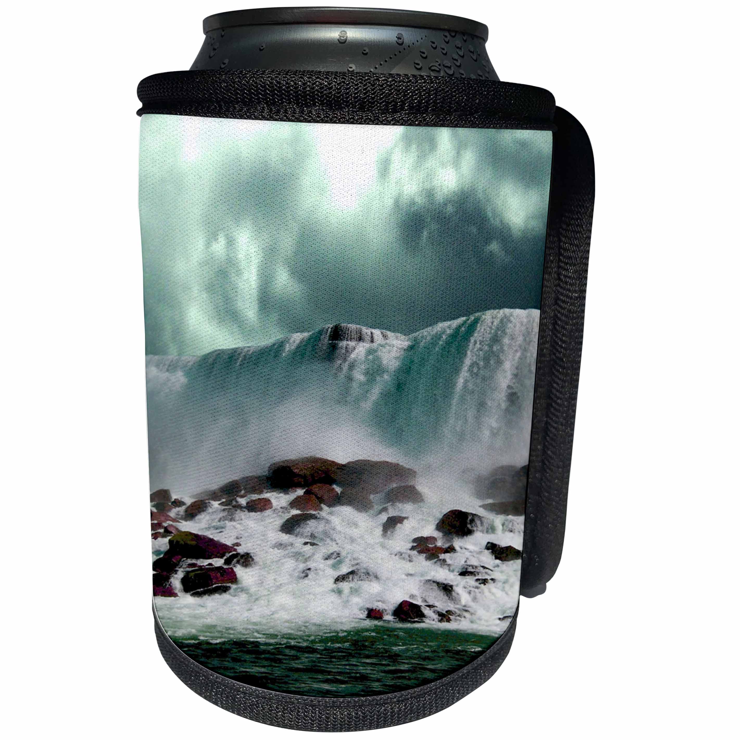 3dRose TDSwhite – Miscellaneous Photography - Travel Niagara Falls New York - Can Cooler Bottle Wrap (cc_285366)