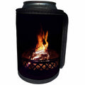 3dRose TDSwhite – Miscellaneous Photography - Fire Pit Flames - Can Cooler Bottle Wrap (cc_285393)