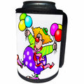3dRose TDSwhite – Birthday - Happy Birthday Clown - Can Cooler Bottle Wrap (cc_285671)