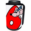 3dRose TDSwhite – Birthday - Happy Sixth Birthday - Can Cooler Bottle Wrap (cc_285686)