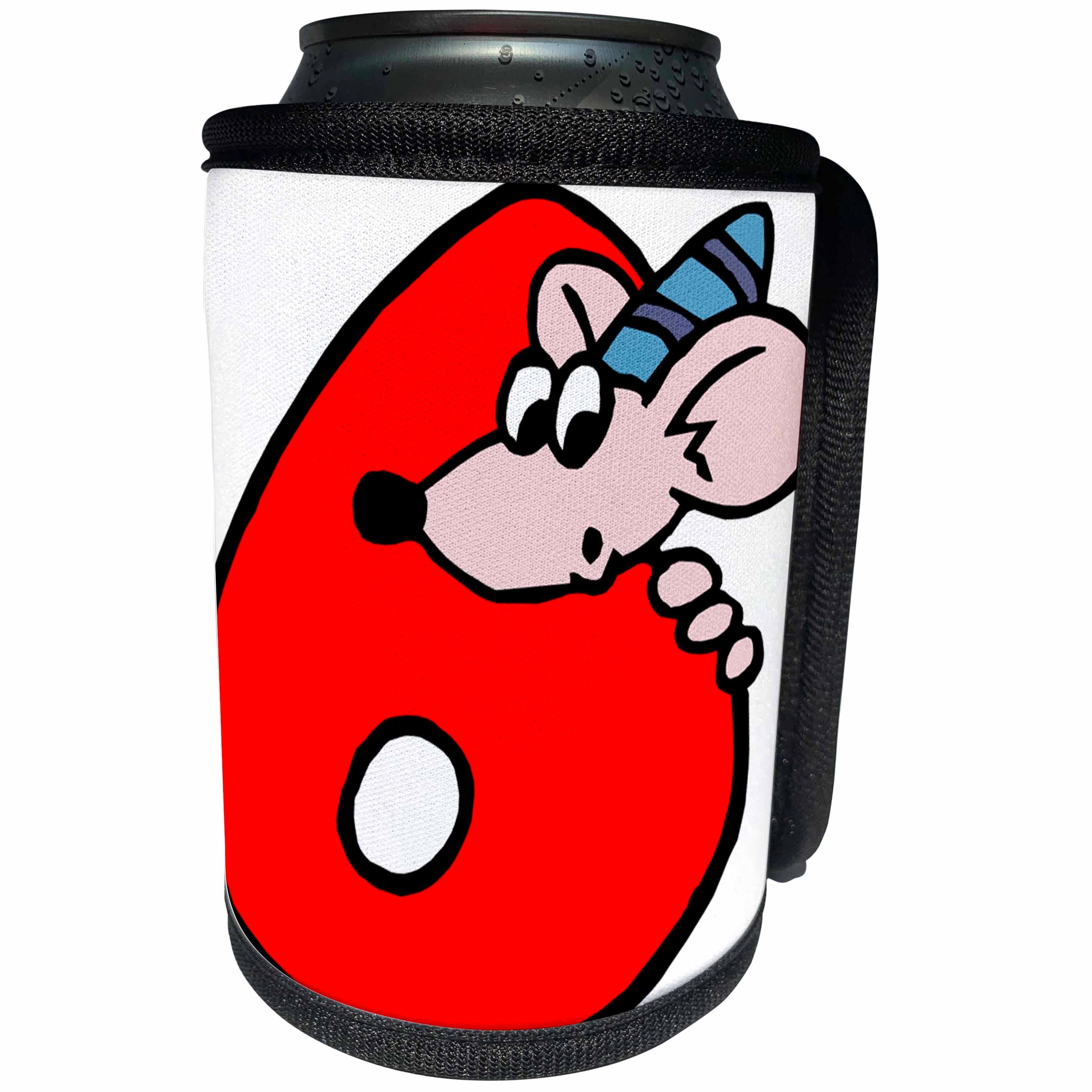3dRose TDSwhite – Birthday - Happy Sixth Birthday - Can Cooler Bottle Wrap (cc_285686)