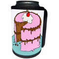 3dRose TDSwhite – Birthday - Yummy Birthday Cake - Can Cooler Bottle Wrap (cc_285693)