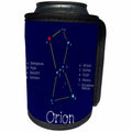3dRose Orion star asterism and lines. Star colors, names - Can Cooler Bottle Wrap (cc_286017)