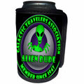 3dRose Mark Grace GRACEVISIONS Aliens And UFOs - ALIENS AND UFOS alien dude 1 on black - Can Cooler Bottle Wrap (cc_28610)