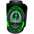 3dRose Mark Grace GRACEVISIONS Aliens And UFOs - ALIENS AND UFOS alien dude 2 on black - Can Cooler Bottle Wrap (cc_28613)