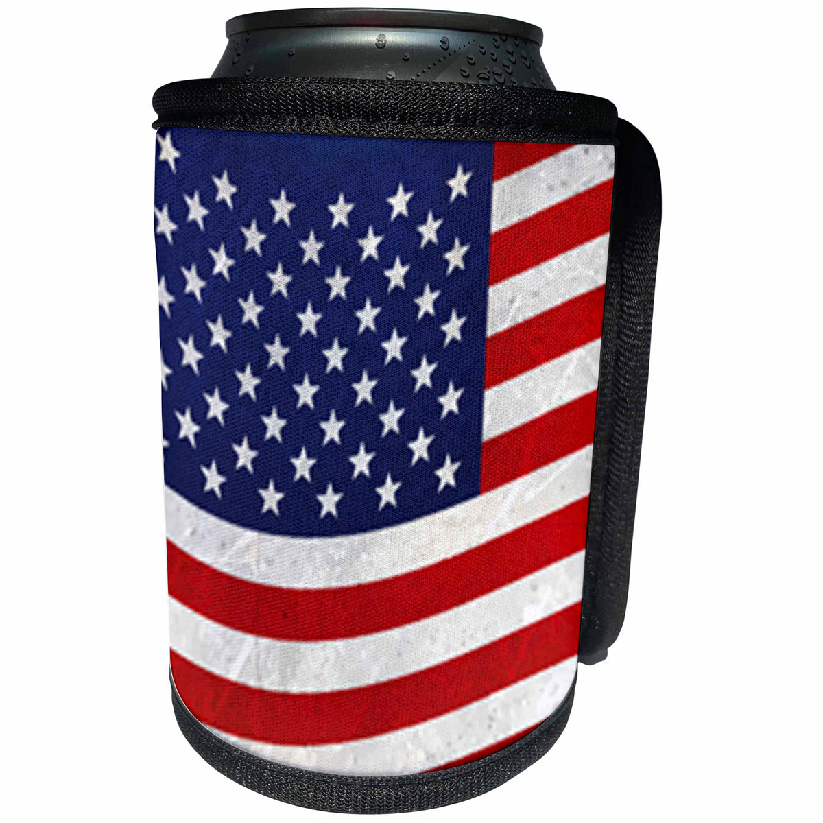 3dRose Sven Herkenrath Flag - Nice American Flag In A Simple Style - Can Cooler Bottle Wrap (cc_286405)