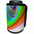3dRose David Zydd - Colorful Abstract Designs - Color Illusion - colorful abstract fractal sky design - Can Cooler Bottle Wrap (cc_286781)