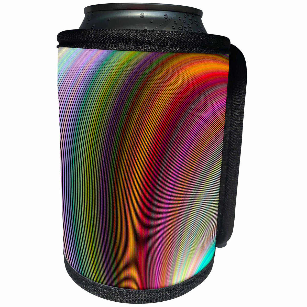 3dRose David Zydd - Colorful Abstract Designs - Bubble Magic - abstract fractal fantasy sky design - Can Cooler Bottle Wrap (cc_286786)