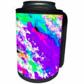3dRose BlakCircleGirl - Design - Glitchin Purple - A lovely purple abstract glitch of a photograph - Can Cooler Bottle Wrap (cc_286904)
