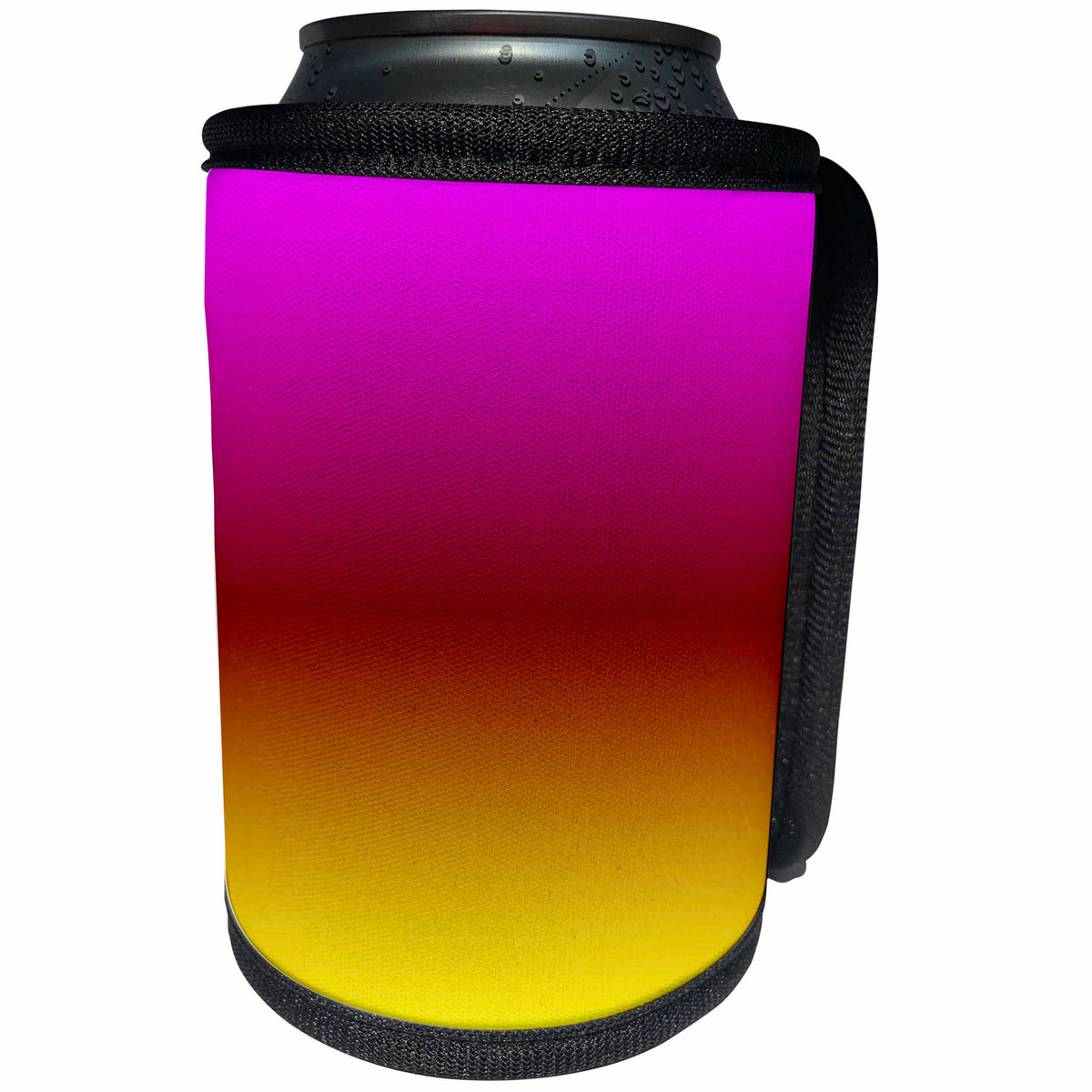 3dRose BlakCircleGirl - Design - Sunset Ombre - A gorgeous sunset ombre in pinks and yellows - Can Cooler Bottle Wrap (cc_286942)
