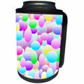 3dRose BlakCircleGirl - Holiday - Bubble Eggs - Pastel bubble eggs design - Can Cooler Bottle Wrap (cc_286963)