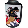 3dRose Skate Boarding - Skateboard Shoes - Can Cooler Bottle Wrap (cc_2870)
