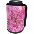 3dRose iloveFlowers Photography - Pink Allium Flower - Can Cooler Bottle Wrap (cc_28702)