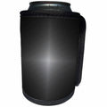 3dRose David Zydd - Patterns - Illuminant Polka Dot Pattern - black and white halftone design - Can Cooler Bottle Wrap (cc_287227)