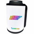 3dRose David Zydd - Map Designs - Tennessee State Map - rainbow sketch design - Can Cooler Bottle Wrap (cc_287284)