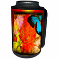3dRose Susan Brown Designs General Themes - Autumn Grunge - Can Cooler Bottle Wrap (cc_28732)