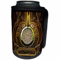 3dRose Heike Köhnen Design Steampunk - Amazing clockwork steampunk design - Can Cooler Bottle Wrap (cc_287322)