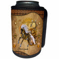 3dRose Heike Köhnen Design Steampunk - Golden steampunk horse - Can Cooler Bottle Wrap (cc_287337)