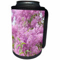 3dRose Alexis Photography - Flowers Lilacs - Blooming lilac bush. Clusters of beautiful pink flowers. - Can Cooler Bottle Wrap (cc_287364)