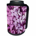 3dRose Alexis Photography - Flowers Lilacs - Macro view of a dark pink lilac flowers. Delicate beauty of spring - Can Cooler Bottle Wrap (cc_287366)